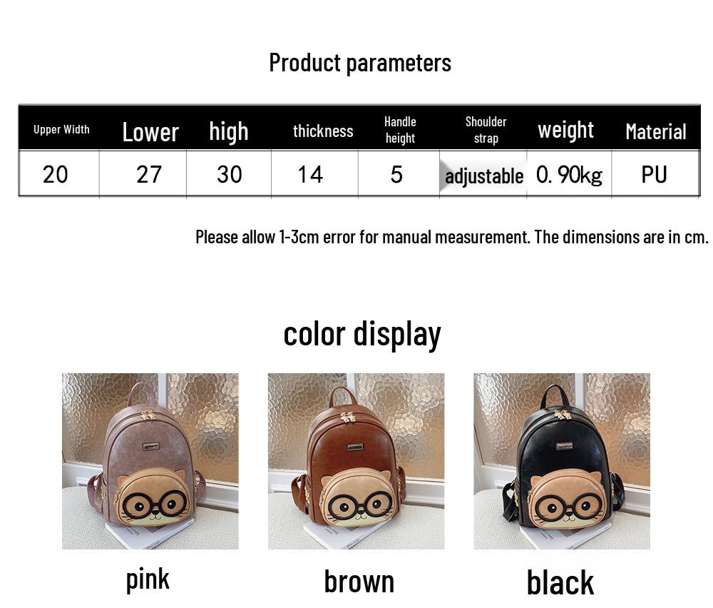 2025 Damen Modischer Vielseitiger Cartoon Reise-Rucksack - Großes Fassungsvermögen Schultasche Pendler-Rucksack