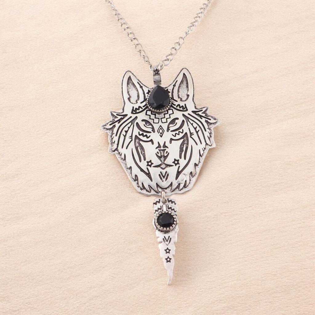 Natura Black Onyx Gemstone 925 Sterling Silver Handmade Long Pendant For Her 4" CP-26-14