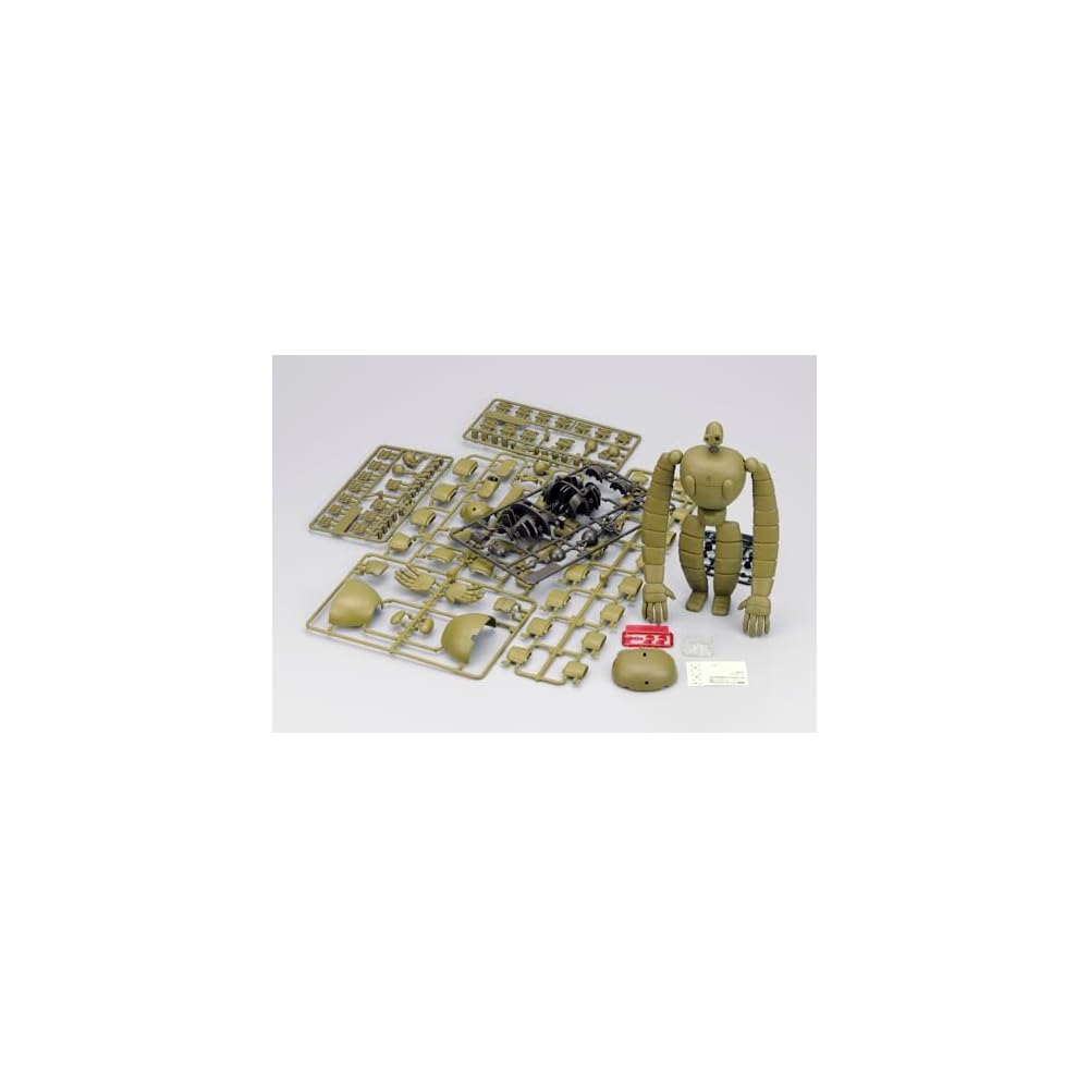 FineMolds Laputa Robot Soldier Gardener Version 1/20 Scale Model Kit with Unpainted Figures of Sheeta and Fox Squirrel