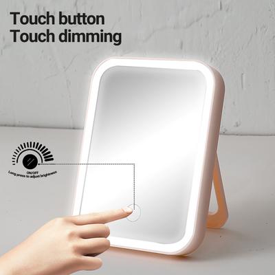 Maquillaje micro USB iluminado de alta calidad del espejo de tocador LED del regalo para las mujeres