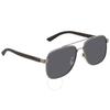 Gucci Grey Pilot Men S SunglaSSeS gg0422S 001 60