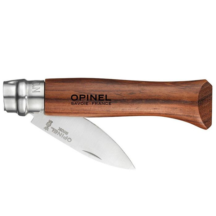 Nůž na ústřice a mušle - OPINEL - N9 - Nerezová čepel 6,5 cm - Ocel Sandvik 12C27 - Robustní