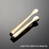 Qianxing Gold 304 Stainless Steel Round Head Sugar Tongs (12-Pack)