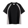 Camiseta Deportiva Unisex JIAOXIU con Bloques de Color y Costura Lateral