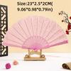 PP Chinese Style Fan Polyester Hand Held Fan Elegant Foldable Fan  Home Decor