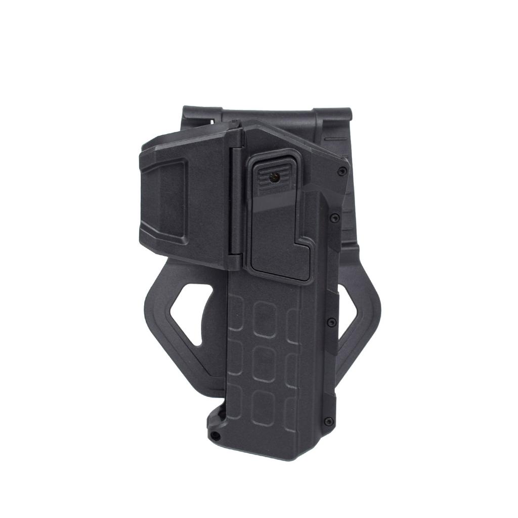 Taktisches Glock 17 18 19 Bewegliches Pistolenholster IR Laser Taschenlampe Montiert Airsoft Colt G17 Verriegelung Waffe Waffenlicht X300