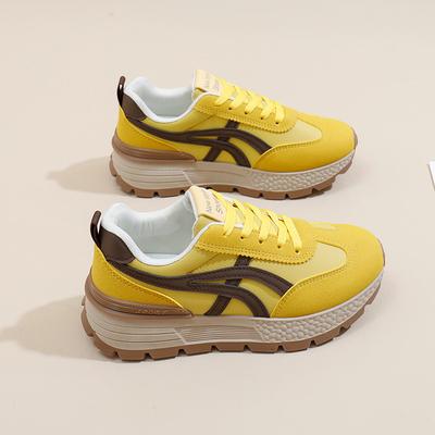 Ins koreanische Version von Forrest Gump Schuhen Damen Tide 2025 Frühling neue Studenten Lauf-Sport-Freizeitschuhe Dad Schuhe AD8875