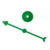 6Pcs Large Arrow Spinner with Suction Cup Heavy Duty Plastic Pointer Tools Family Night Party Board Game Prop Classroom Math Teaching Aid