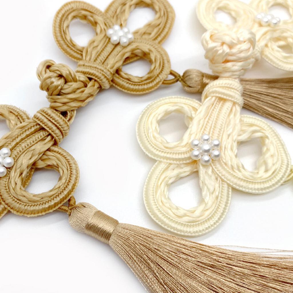 Chinese Knots Frog Buttons Closure Sewing Fasteners for Sweater Coat Cheongsam Traditional Handcraft Accessories