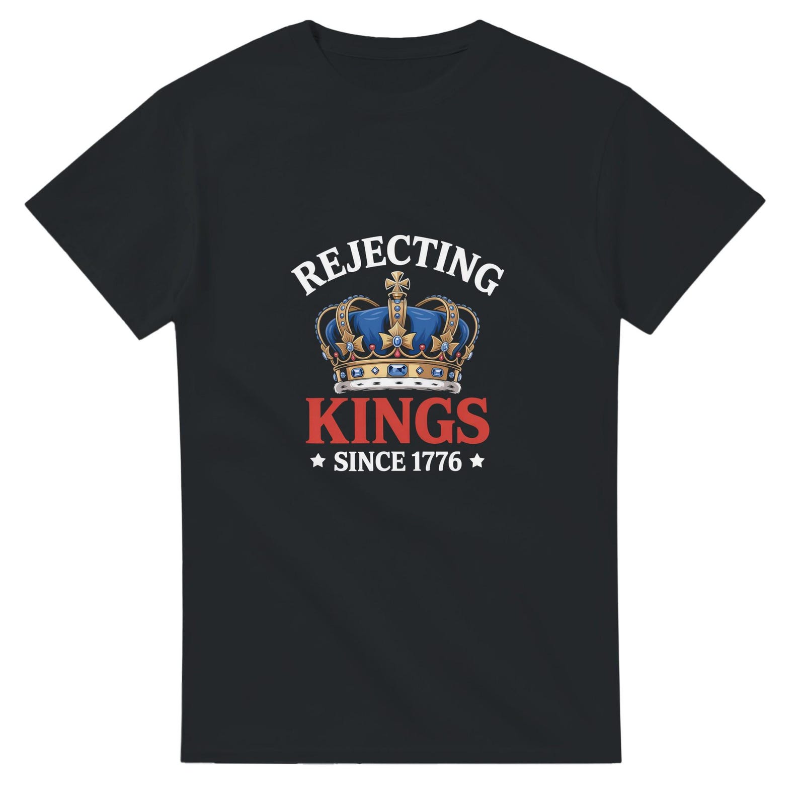 Rejecting Kıngs Heavyweight Unisex Crewneck T shirt | Gildan® 5000 L