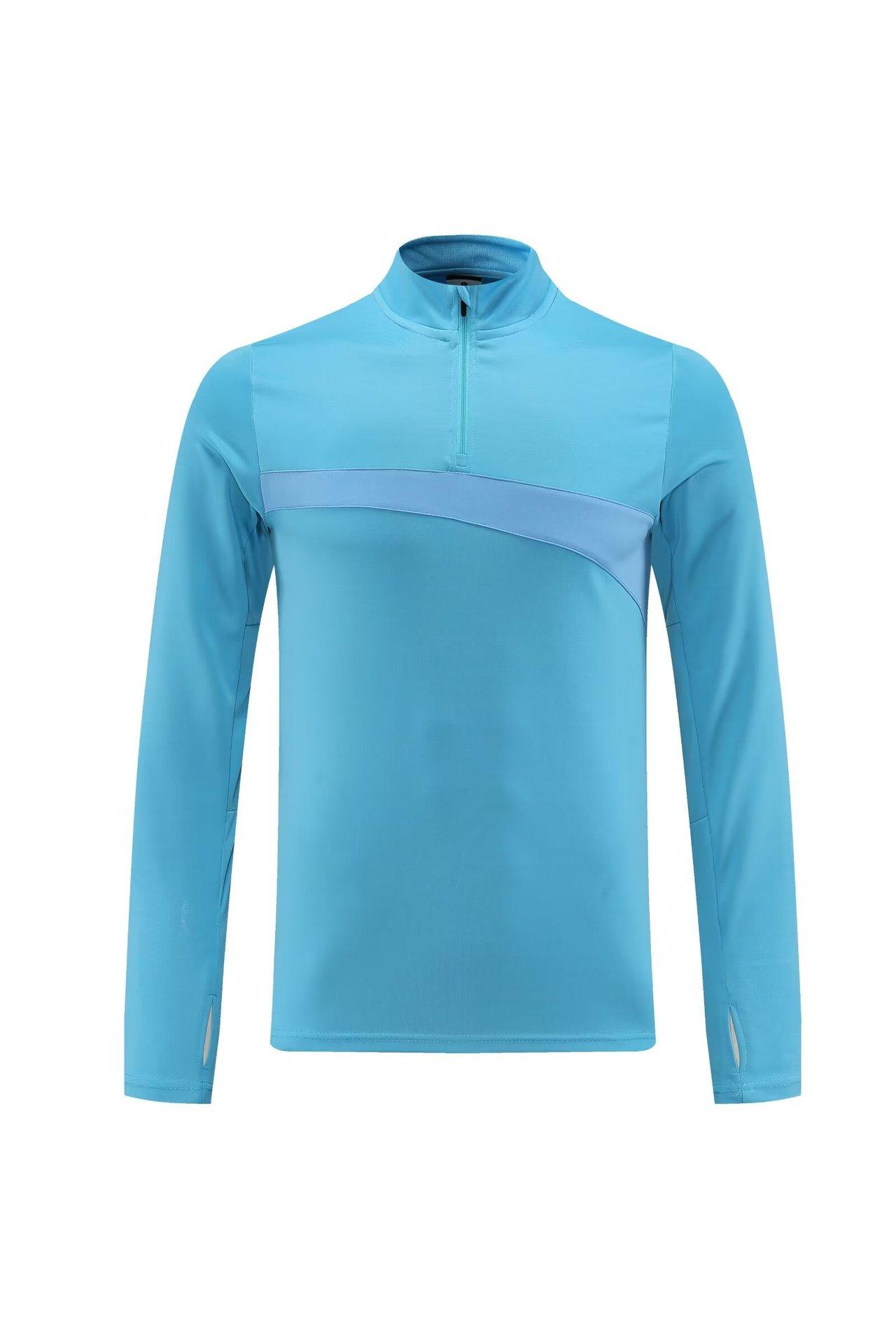 

Football Suit Jacket Men S Adult Training Suit Children S Sports Long-Sleeved Jersey Jersey 5002 Team L небесно-голубой