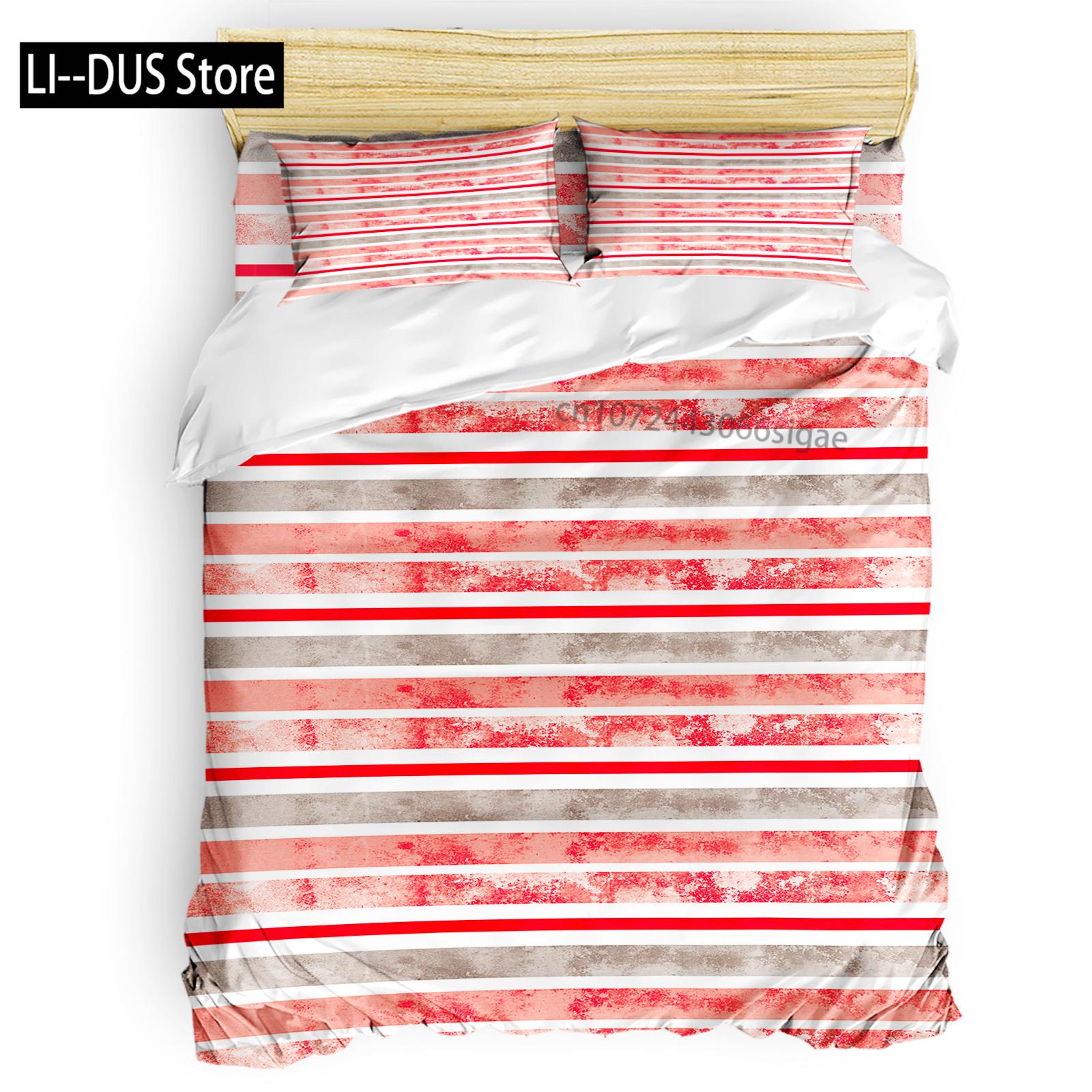 

Comforter Coral Watercolor Gradient Mottled Retro Comfortable Household Goods Bedroom Bed Luxury 2/3/4 Pieces Comforter (quilt)-EU Single(135*200cm)3pcs