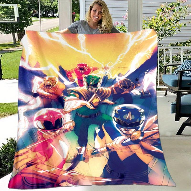 1pcPower Rangers Blanket - Soft and Comfortable for All Seasons - Perfect Gift for Fans of