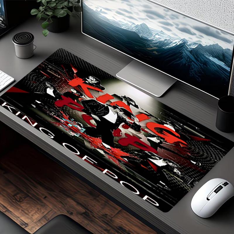 Michael Jackson Print Mouse Pad, for Keyboard Pad Laptop PC Mat for Office Home Use, Desk Decor, Perfect Birthday Gift for Gamers