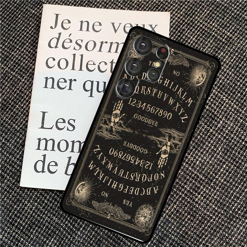 Girly Pastel Witch Goth Ouija Case For Samsung Galaxy S25 Ultra S20 S21 S22 S23 S24 Ultra S9 S10 Plus S25 FE Back Cover