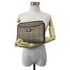Burberrys Pouch clutch bag Mega check canvas Clutch bag beige canvas unisex Used
