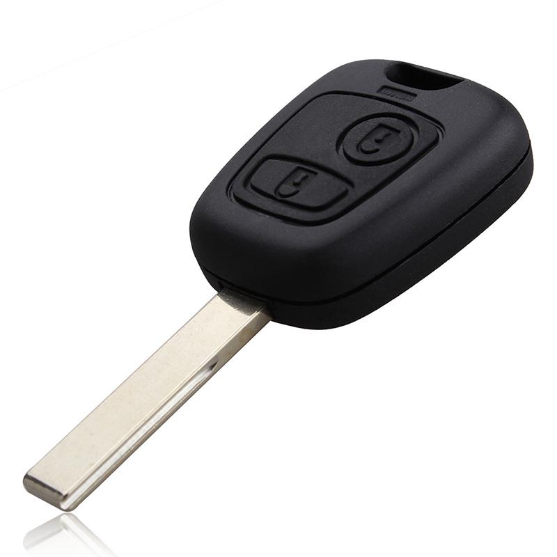 NUOVO PEUGEOT 107 207 407 106 206 2 BUTTON REMOTE KEY FOB Case Cover Guscio