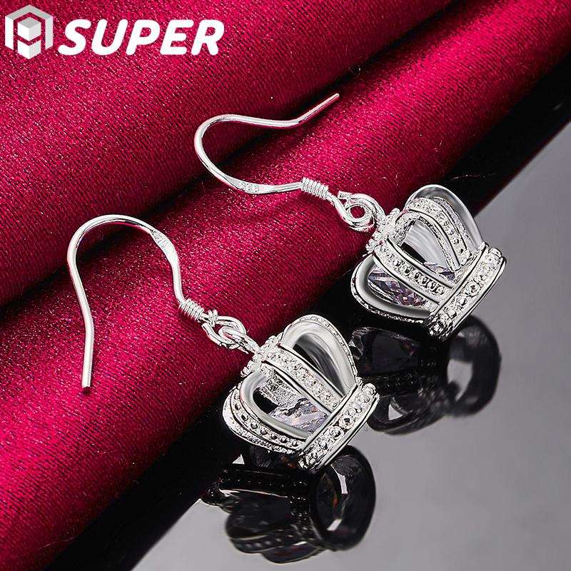 

Ювелирные изделия из стерлингового серебра 925 пробы с короной AAA и цирконом