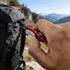 Stainless Steel Portable Aluminum Handle Keychain Key Ring EDC Fruit Knife Folding Knife Camping Outdoor Tools