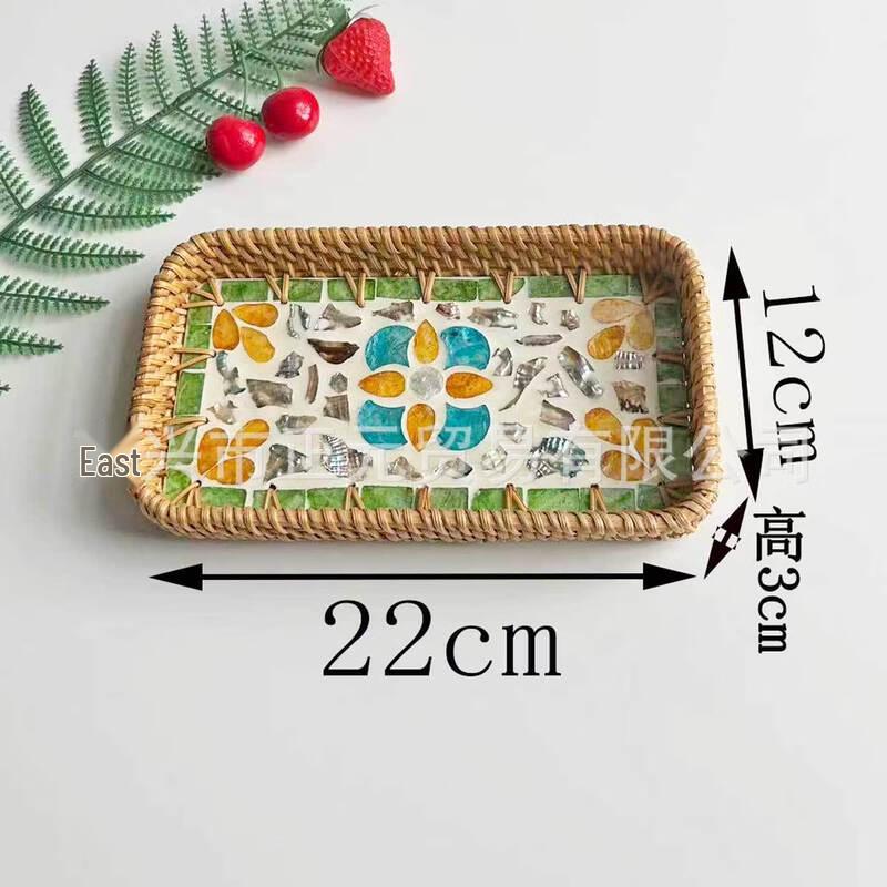 

Ru Han Shell Pattern Melamine Serving Tray