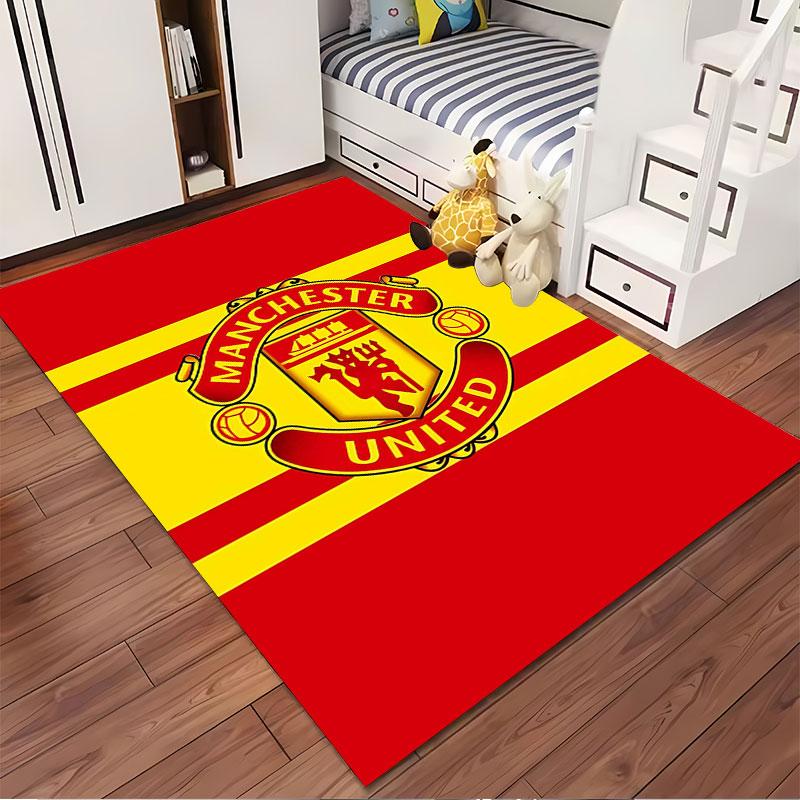 Manchester United Logo Carpet suitable as a non-slip mat for the living room or bedroom sofa