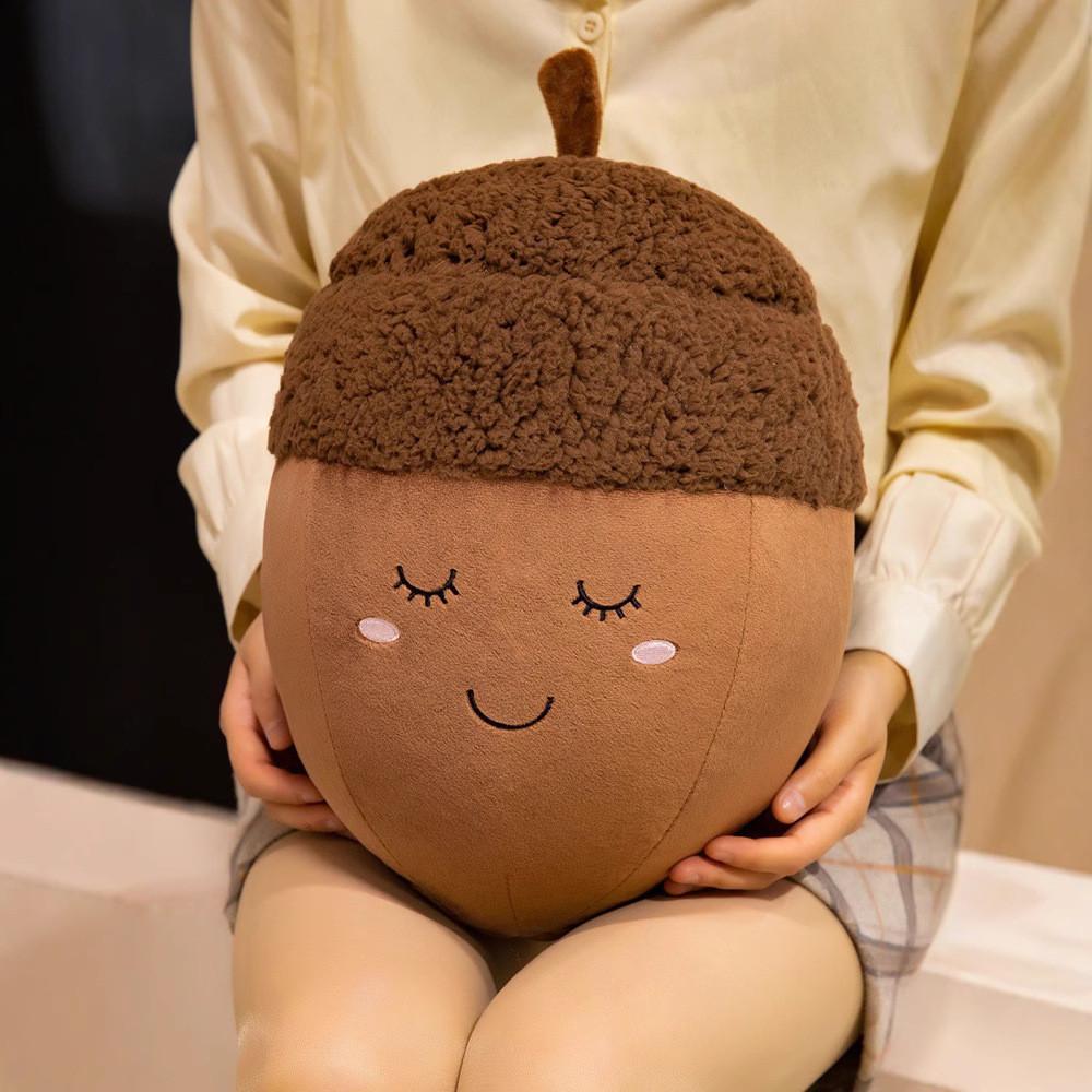 Kastanje Plysjleketøy Utstoppet Dukke Tegneserie Barn Gave Søt Samling Dekorasjon