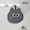 1/2pcs Cute Cat Elf Bathroom Towel Super Absorbent Coral Fleece Material Can Be Hung for Decorating Bathroom Fingertips Towel