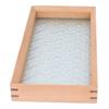 Bathtub Tray Beech Wood Delicate Look Pressure Resistant Versatile Tub Tray for Wine Coffee Tea
