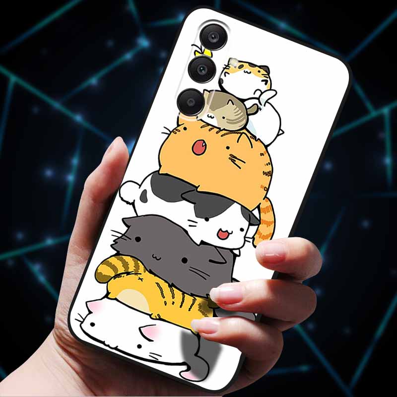 3D Flowers Emboss Fundas For Samsung A25 A35 A55 5G Case Soft Silicone Phone Cases for Galaxy A25 5G Back Cover Shell SamsungA55