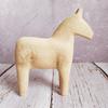 DIY Drawing Wooden Horse Handmade Painting Horse Figure Blank Animal Figurine  Home Decoration