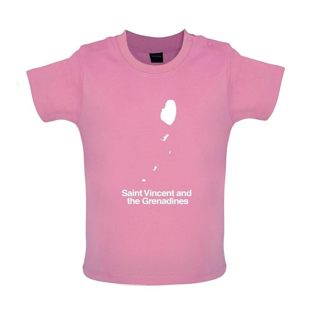 Saint Vincent and the Grenadines Silhouette - Baby T-Shirt / Babygrow 130