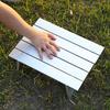 Ultralight Aluminum Folding Table Solid Construction Strong Load-bearing High Stability Mini Size Collapsible Beach Table