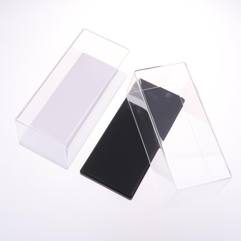 1 Stück Transparente Acryl-Aufbewahrungsbox Praktische 1/43 Diecast Modellauto-Vitrine DIY Staubdichtes Ausstellungsregal Spielzeug