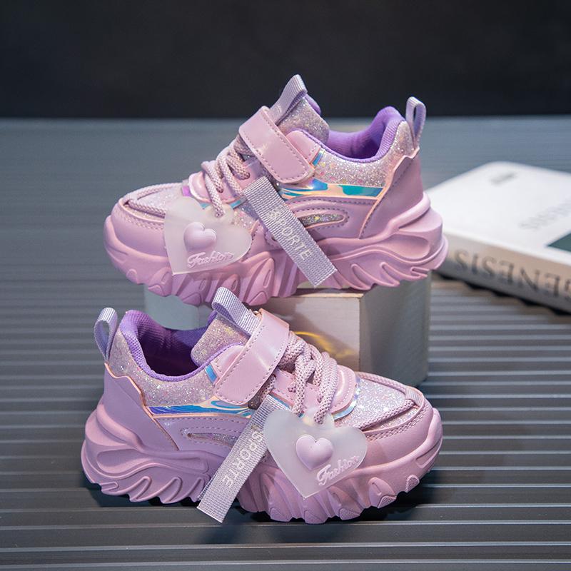 Scarpe Casual Traspiranti Quattro Stagioni Moda Bambini Scarpe Sportive da Corsa per Bambini Studenti Ragazze Sneakers da Ginnastica Comode di Tendenza