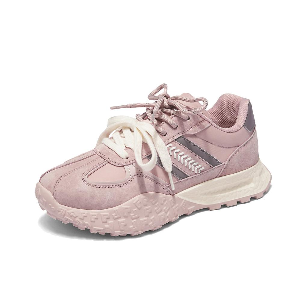 Pink Dexun Shoes, New Spring Platform Ballet Forrest Gump Shoes, Casual Little White Sports Shoes