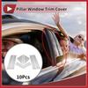 10 Pcs Car Door Pillar Window Trim for Chrysler 200 2011-2014 Chrome