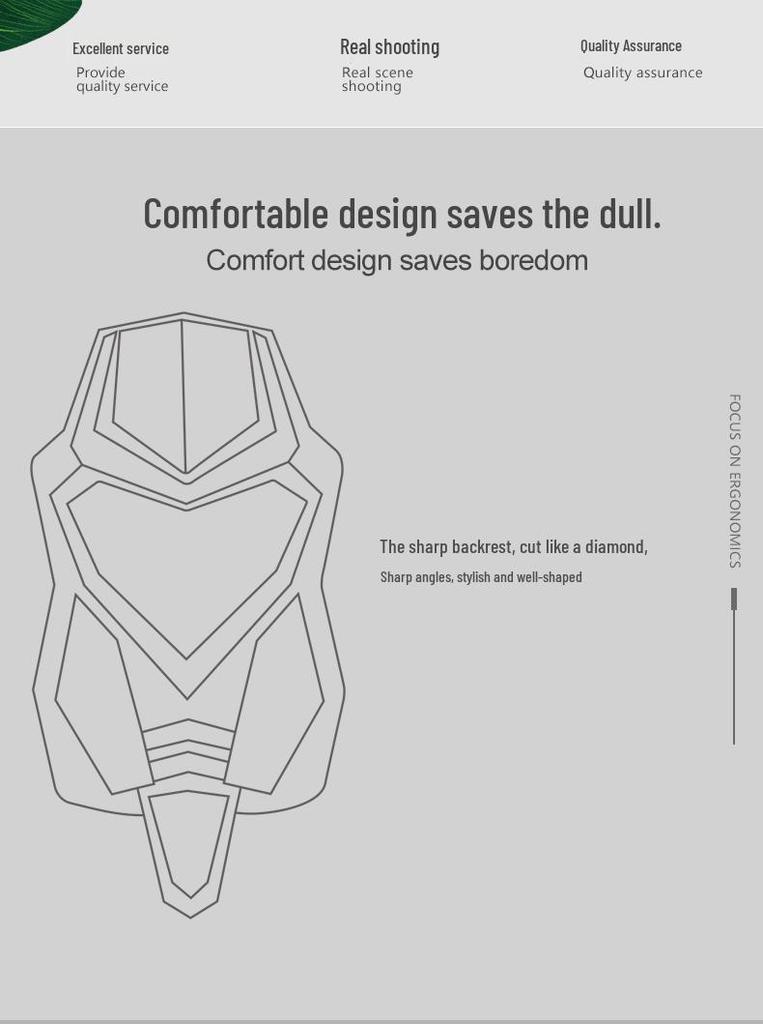 Ergonomic Reclining E-sports & Office Chair - Comfortable High Back for Long Sitting