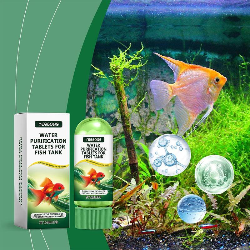 1/2/3 Box Water Purification Tablets Fast Aquarium Water Filter Tablets for Fish Purifying Agent Remover Cleaning Odor Tank 2026