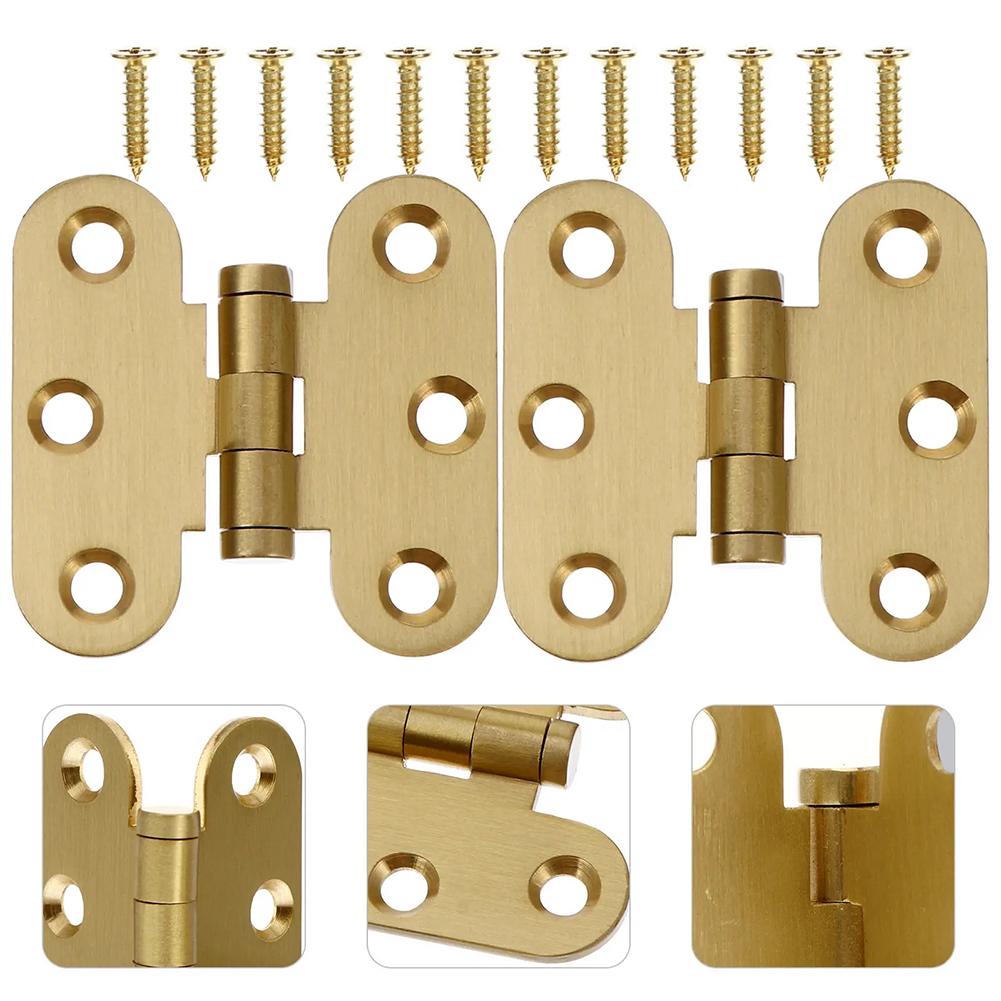2 Stück Vintage Schmetterling Messing Scharniere für MINI Flache Scharniere für Schranktüren Heimmöbel Beschläge Zubehör