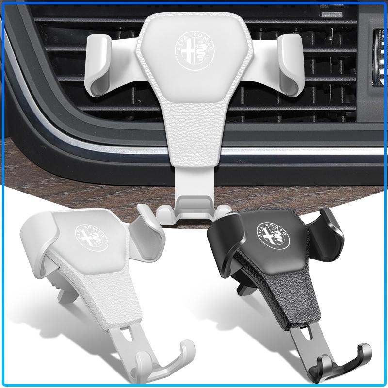 For Alfa Romeo 147 159 Giulietta Giulia Mito Spider Alpha Nheadrest Car Phone Holder Vent Bracket GPS Navigation Mobile Car Styling