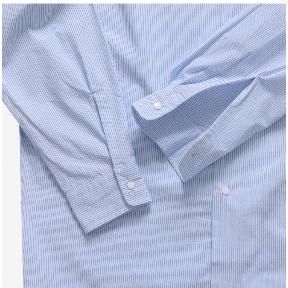 Nanamica Striped Wind Unisex Shirt Sugf362e Sx