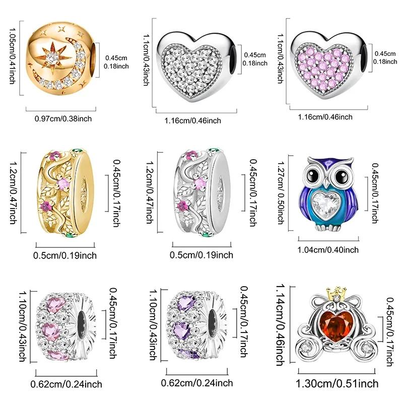 Copper Pumpkin Car Butterfly Love Heart Diy Charms Beads Fit Bracelet Making Gift Of High Quality Jewelry For Women