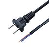 Single-Head Pure Copper Power Cord, Two-Core, 0.75mm², National Standard Two-Pin, Tinned Tail.