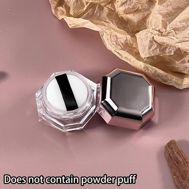 

1 шт. 8 г Мини пудреница Портативный пластиковый пустой контейнер для рассыпчатой пудры с ситом Косметическая баночка Дорожные аксессуары для макияжа