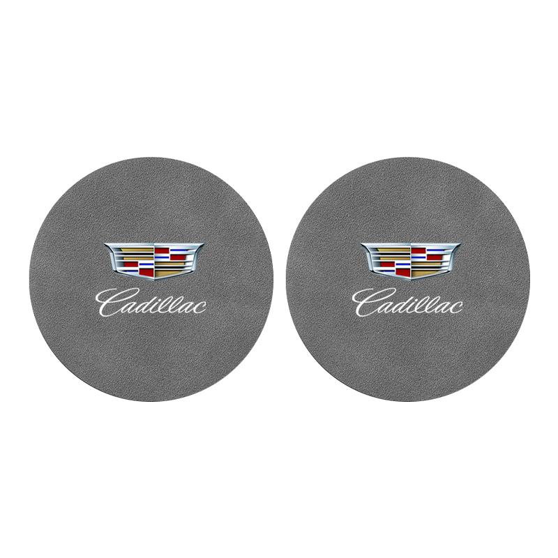 Car Water Cup Pad Non-slip Coaster Accessories For Cadillac CT5 CT6 CTS Seville ATS CT4 XTS Celestiq Ciel Escala SRX XT4 XT5 XT6 XLR ELR Elmiraj EXT
