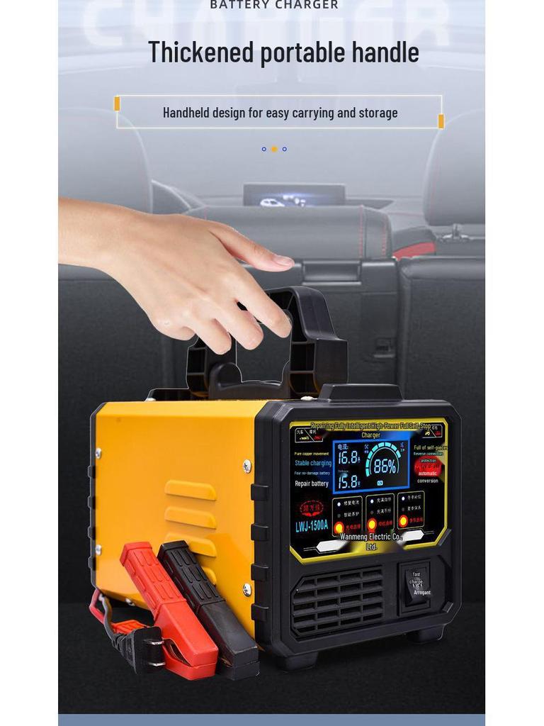 Intelligent Universal Car Battery Charger 12V/24V - Start-Stop Compatible