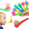 6-12PCS/Pack Plastic Floating Ball Random Assorted Color Blowing Pipe Balls Sports Games Props School Class Giveaway Rewards ZYF
