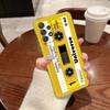 Vintage Music Tapes Cassette For Samsung Galaxy A55 Case A54 A52 A53 5G A15 A14 A13 A21S A23 A51 A34 A35 A33 A32 A72 Clear Cover