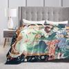 Witch Hat Atelier Flannel Blanket Soft Throw Blanket for Couch Chair Decorative Print Bedspread Sofa Bed Cover