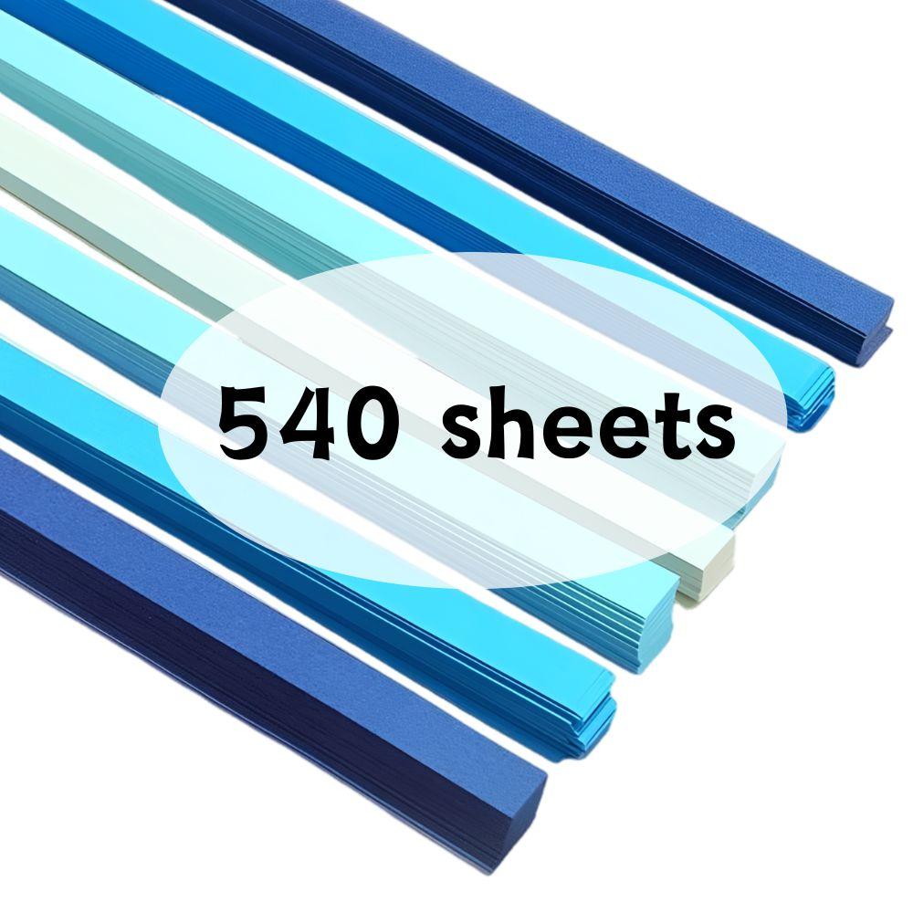 540 Sheets Gradient Blue Star Folding Paper Valentine's Day Thanksgiving Anniversary Wedding Creative Gifts DIY Decoration YMY